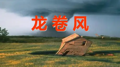 冀教版小学四年级语文上册单课件-22龙卷风 .ppt