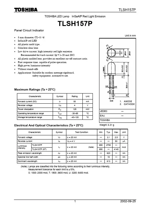 TLSH157P中文资料