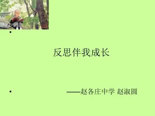 反思伴我成长