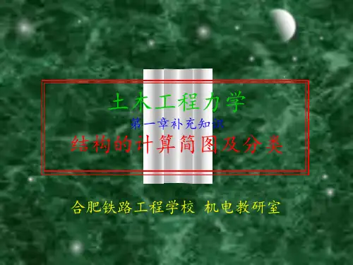 土木工程力学12-结构的计算简图及分类