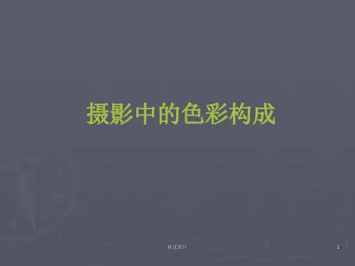 《摄影色彩构成》PPT课件