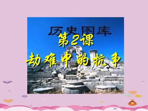 劫难中的抗争ppt8 北师大版优秀课件