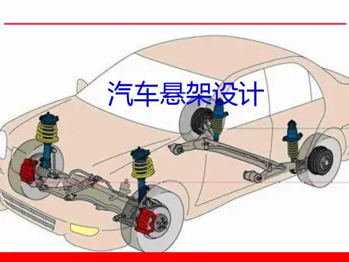 汽车悬架设计方案