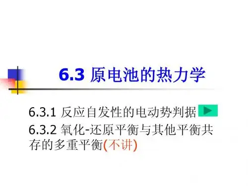10-6-3原电池的热力学
