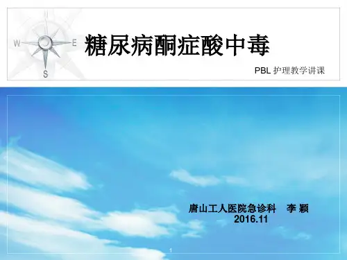 糖尿病酮症酸中毒PBLPPT课件