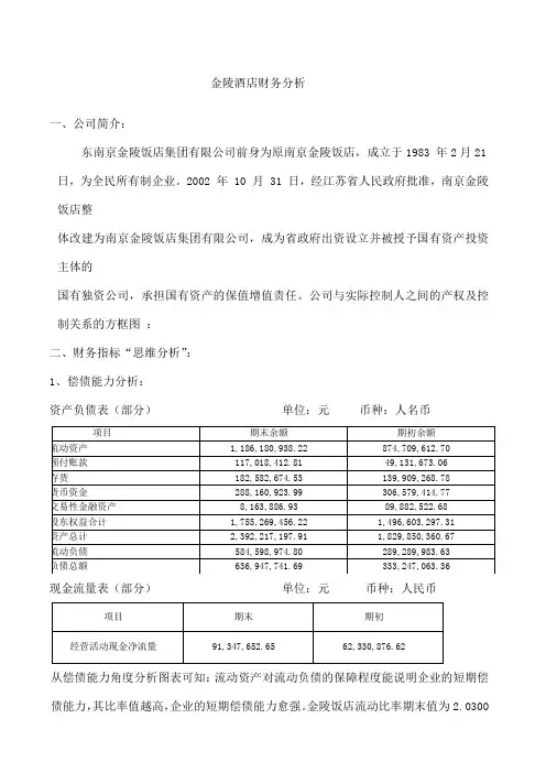 财务分析案例