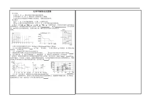 高三化学平衡图像复习教案