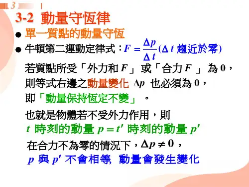 教学PPT：3-2 动量守恒律[18页]