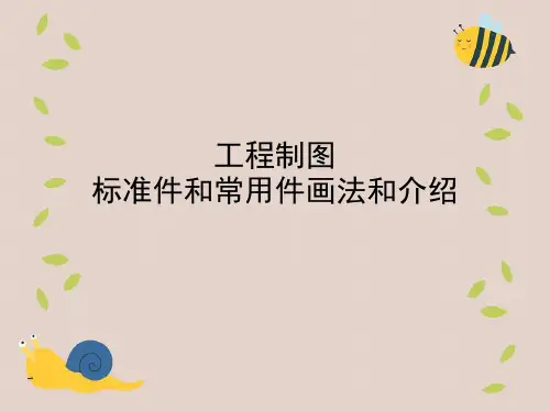 工程制图标准件和常用件画法和介绍