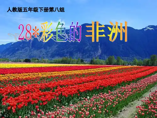 人教版小学五年级下册语文:28_ 彩色的非洲(2)