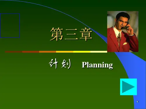管理学 第三章计划解析