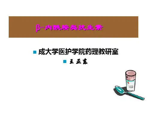 24 内酰胺类抗生素