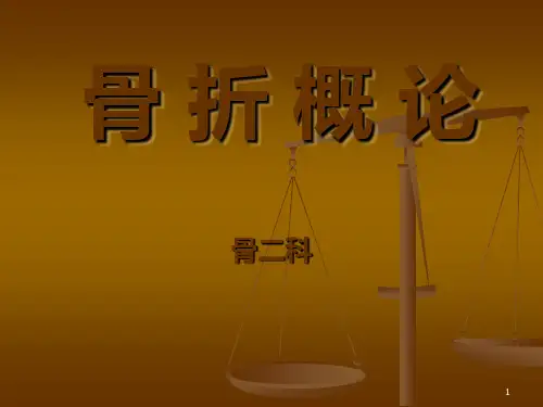 骨折概论PPT课件