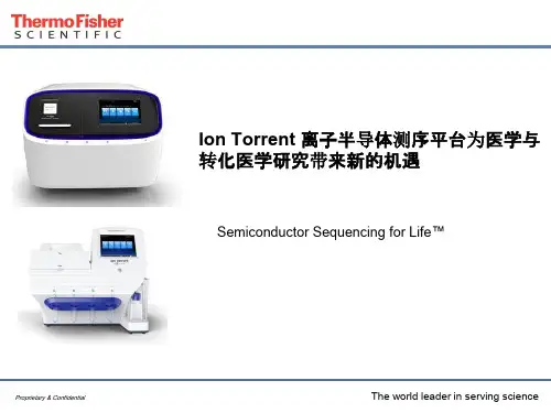 Ion Torrent基因测序仪  ppt课件