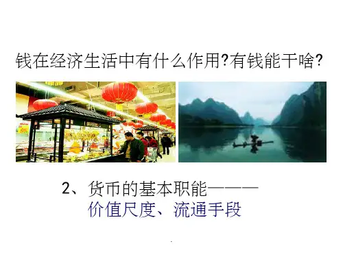 货币的基本职能ppt课件