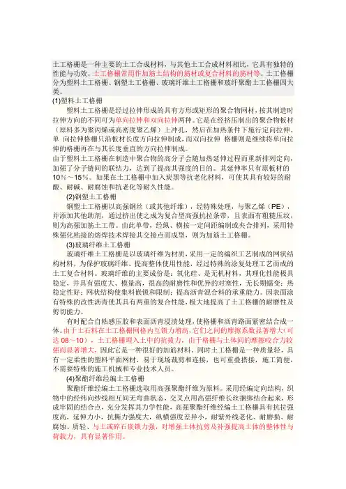 土工格栅
