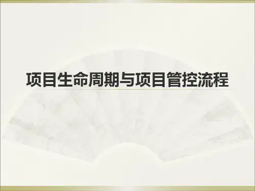 第一讲 项目生命周期与项目管理过程
