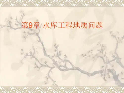 第9章 水库工程地质问题 工程地质