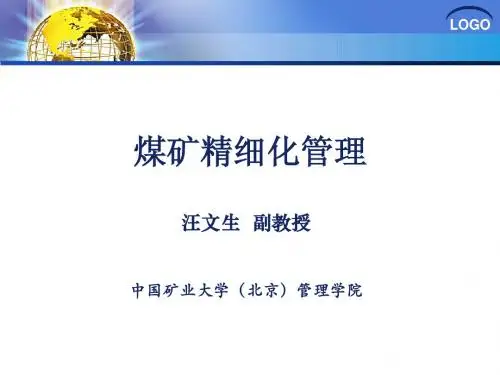 煤矿精细化管理理论研究