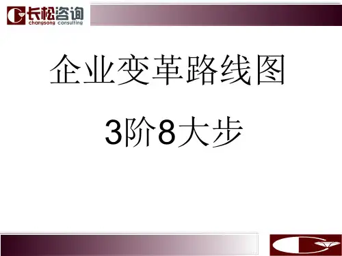 企业变革路线图
