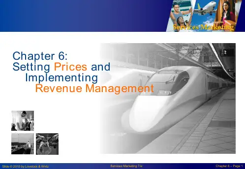 Services Marketing chapter 6 Pricing