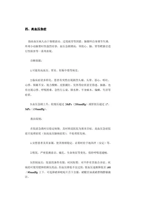 高血压急症 2