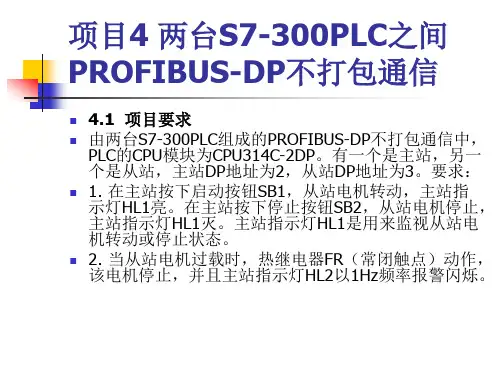 现场总线与PLC网络通信图解项目化教程PPT课件-项目004