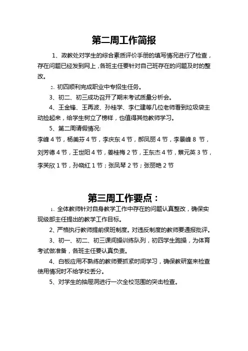 2012-2013第二学期第三周工作日程1