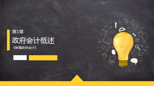 《政府会计》第1章  政府财务会计概述