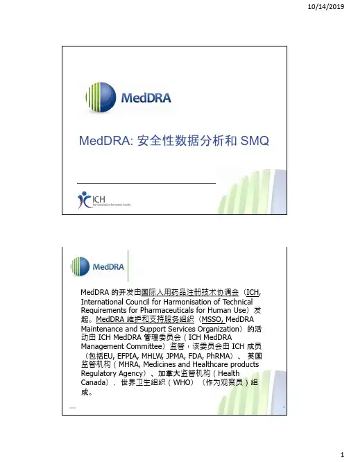 MedDRA安全性数据分析和SMQ