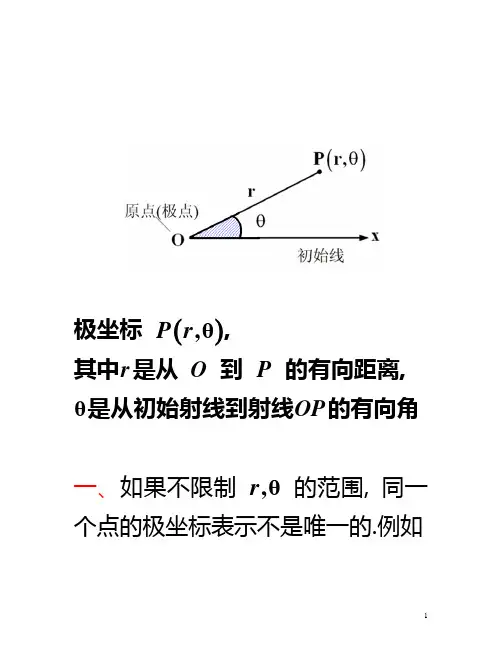 极坐标知识讲座