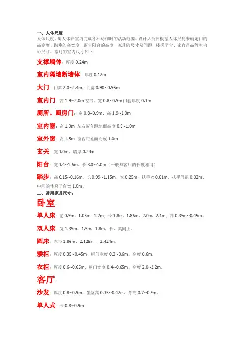 人体工程学与室内设计