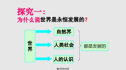 世界是永恒发展的PPT教学课件