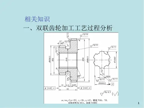 典型机械零件的加工工艺课题四 任务三  主动齿轮加工工艺规程的制定 