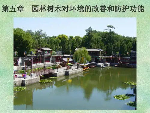 园林树木对环境的功能