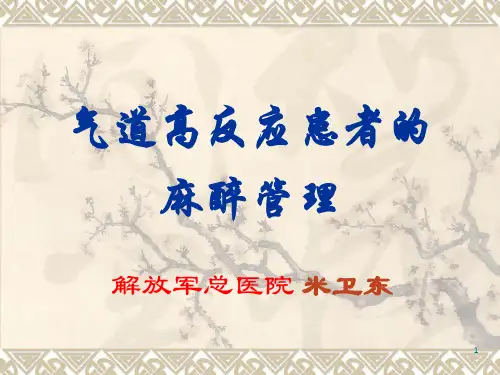 支气管痉挛-学习班