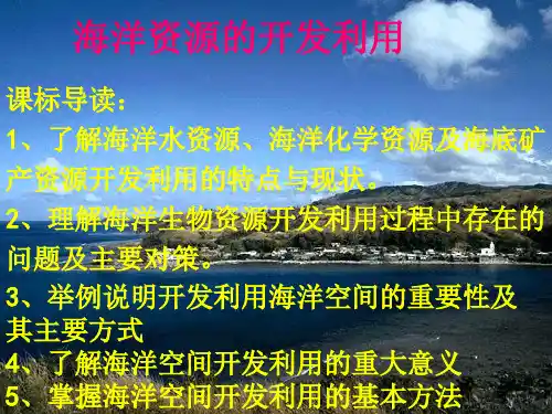 海洋资源开发