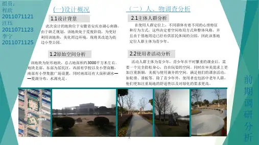 公园调研ppt