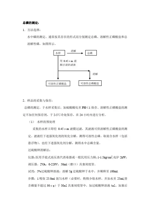 总磷的测定