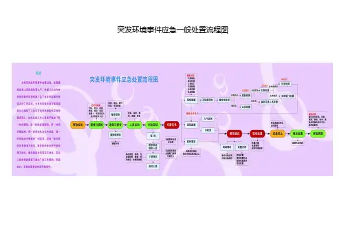 突发环境事件应急一般处置流程图