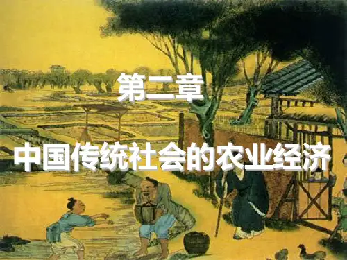 第二章中国传统社会的农业经济