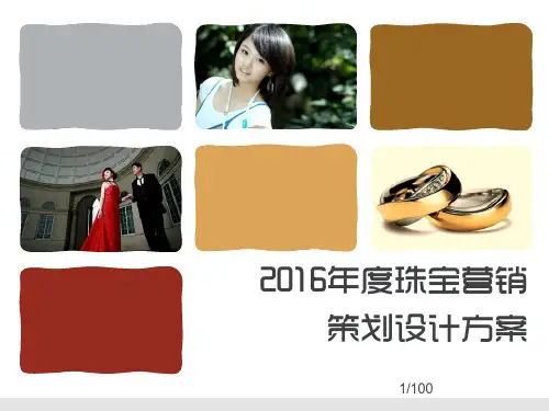 2016年度明牌珠宝营销策划设计方案