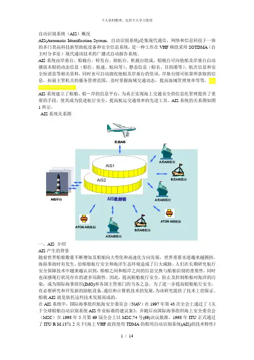 自动识别系统(AIS)概况