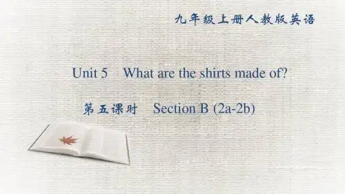 人教版九年级英语全册课件:Unit 5 第五课时 Section