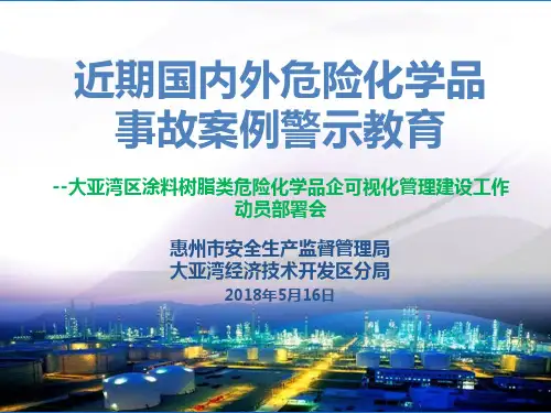 20180516近期国内外有关危险化学品事故