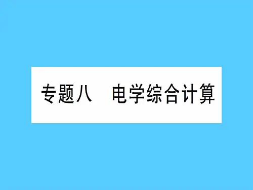 第十六章 专题八 电学综合计算—2020秋沪科版九年级物理上册课件