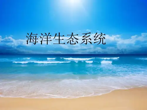 海洋生态系统.