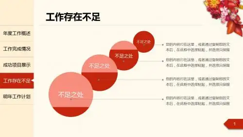 通用工作总结静态图文PPT(281)