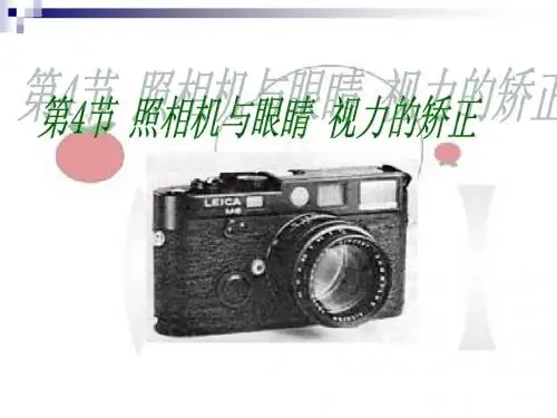 4.4照相机与眼睛视力的矫正B