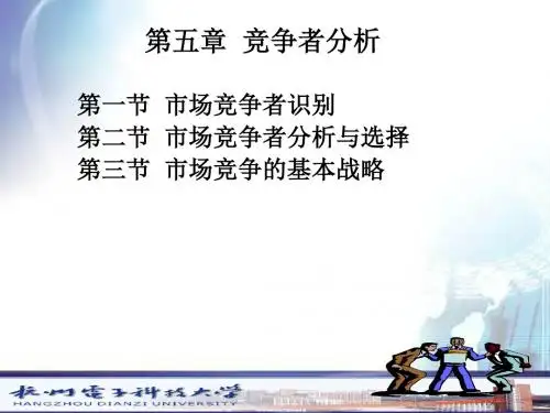 《竞争者分析》PPT课件